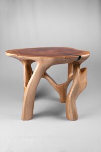 Domus, Sculptural Coffee Table Carved From Solid Wood, gallery view 10