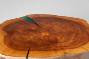 Domus, Sculptural Coffee Table Carved From Solid Wood, gallery view 15