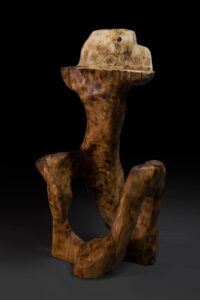 Makha, Rustic Sculptural Bar Chair, gallery view 2