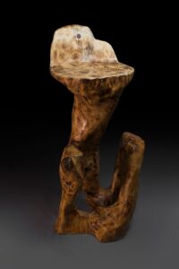 Makha, Rustic Sculptural Bar Chair, gallery view 8