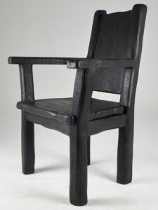 Veles, Hand Crafted Charred Armchair, gallery view 3