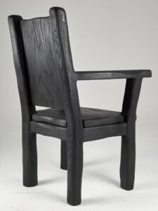 Veles, Hand Crafted Charred Armchair, gallery view 9