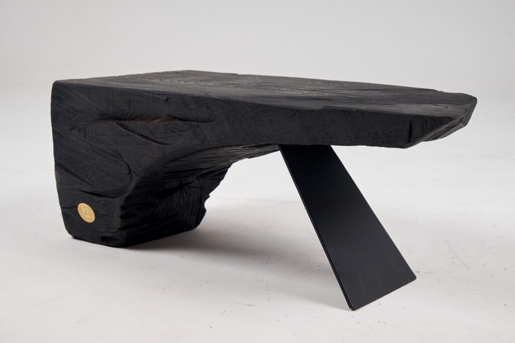 Jowink, Handmade Charred Bench or Side Table