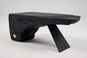 Jowink, Handmade Charred Bench or Side Table, main view