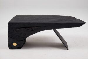 Jowink, Handmade Charred Bench or Side Table, gallery view 2