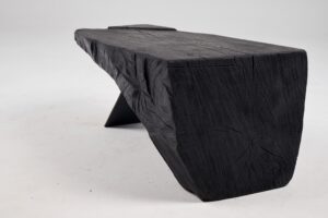 Jowink, Handmade Charred Bench or Side Table, gallery view 8