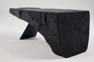 Jowink, Handmade Charred Bench or Side Table, gallery view 9