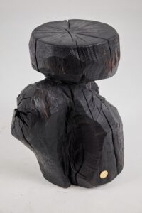 Jownik, Charred Monolith Side Table– Primal Form, Sculpted From Solid Wood, gallery view 16
