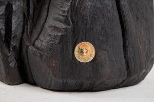 Jownik, Charred Monolith Side Table– Primal Form, Sculpted From Solid Wood, gallery view 18