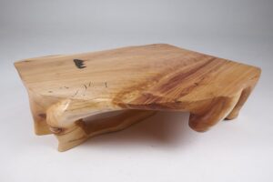 Domus, Sculptural Low Table Carved From Solid Wood, gallery view 4