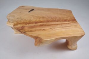 Domus, Sculptural Low Table Carved From Solid Wood, gallery view 23