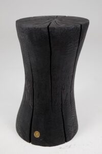 Jownik, Charred Hourglass Side Table, main view