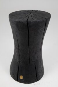 Jownik, Charred Hourglass Side Table, gallery view 2