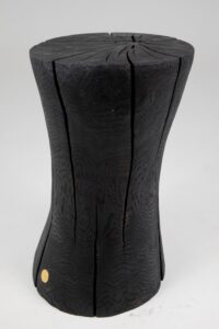 Jownik, Charred Hourglass Side Table, gallery view 3