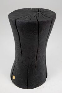 Jownik, Charred Hourglass Side Table, gallery view 4