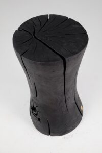 Jownik, Charred Hourglass Side Table, gallery view 12