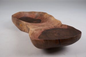 Solid Wood Bathroom Sink, Basin, Contemporary Design, Walnut, Carved, Logniture, gallery view 5