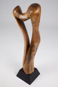 Still Stand Abstract Wood Sculpture, gallery view 7