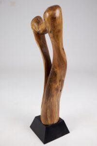 Still Stand Abstract Wood Sculpture, gallery view 8