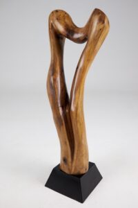 Still Stand Abstract Wood Sculpture, gallery view 13