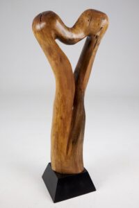 Still Stand Abstract Wood Sculpture, gallery view 16