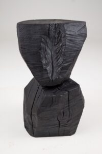 Jownik, Charred Geometric Side Table, gallery view 2