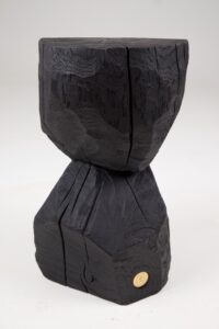 Jownik, Charred Geometric Side Table, gallery view 7