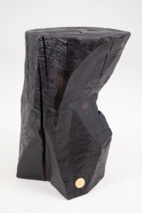 Jownik, Sculptural Charred Side Table, gallery view 3