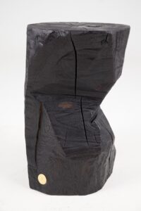 Jownik, Sculptural Charred Side Table, gallery view 5