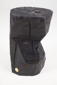Jownik, Sculptural Charred Side Table, gallery view 6