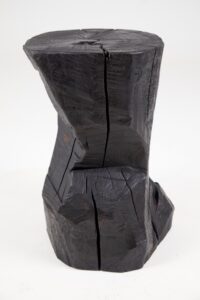 Jownik, Sculptural Charred Side Table, gallery view 7