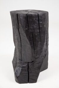 Jownik, Sculptural Charred Side Table, gallery view 10