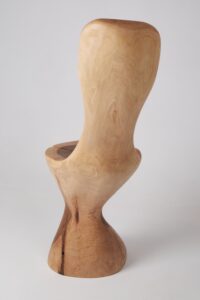 Leszy, Hand-Carved Walnut Chair, gallery view 6