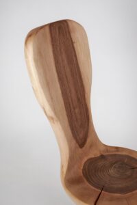 Leszy, Hand-Carved Walnut Chair, gallery view 11