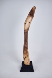 Still Stand Abstract Wood Sculpture, gallery view 2