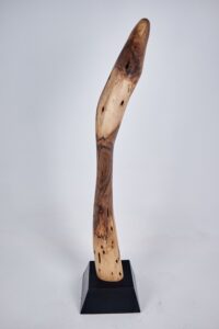 Still Stand Abstract Wood Sculpture, gallery view 3