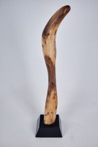 Still Stand Abstract Wood Sculpture, gallery view 6