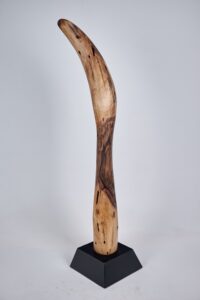Still Stand Abstract Wood Sculpture, gallery view 11