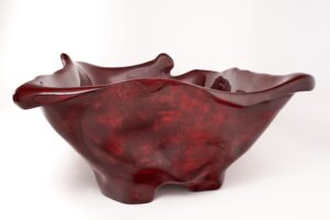Sculpted Live Edge Solid Wood Bathtub, gallery view 9