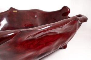 Sculpted Live Edge Solid Wood Bathtub, gallery view 12
