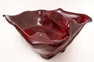 Sculpted Live Edge Solid Wood Bathtub, gallery view 18