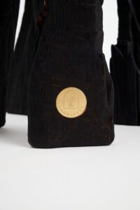 Jownik, Sculptural Charred High Side Table, gallery view 4