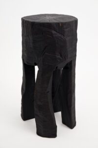 Jownik, Sculptural Charred High Side Table, gallery view 8