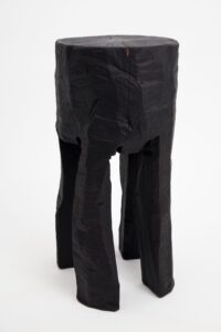 Jownik, Sculptural Charred High Side Table, gallery view 9