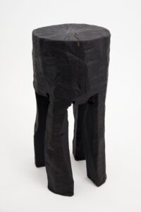 Jownik, Sculptural Charred High Side Table, gallery view 10