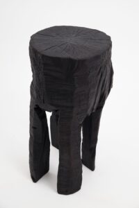 Jownik, Sculptural Charred High Side Table, gallery view 13