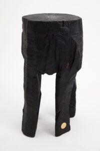 Jownik, Sculptural Charred High Side Table, gallery view 15
