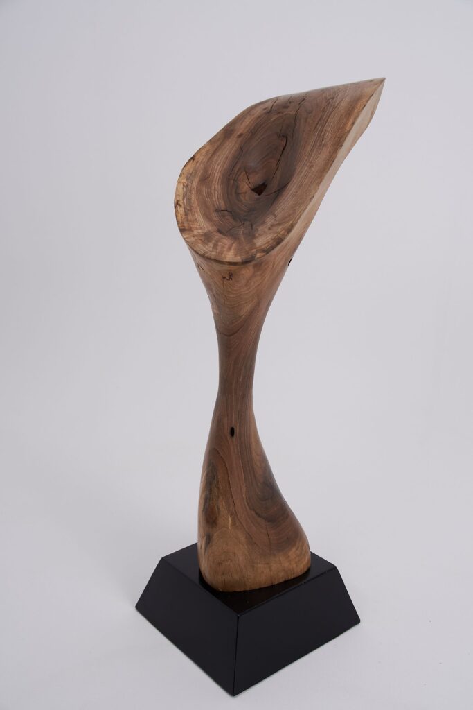 Still Stand Abstract Wood Sculpture