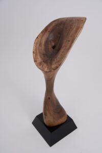 Still Stand Abstract Wood Sculpture, gallery view 4