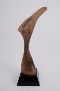 Still Stand Abstract Wood Sculpture, gallery view 5